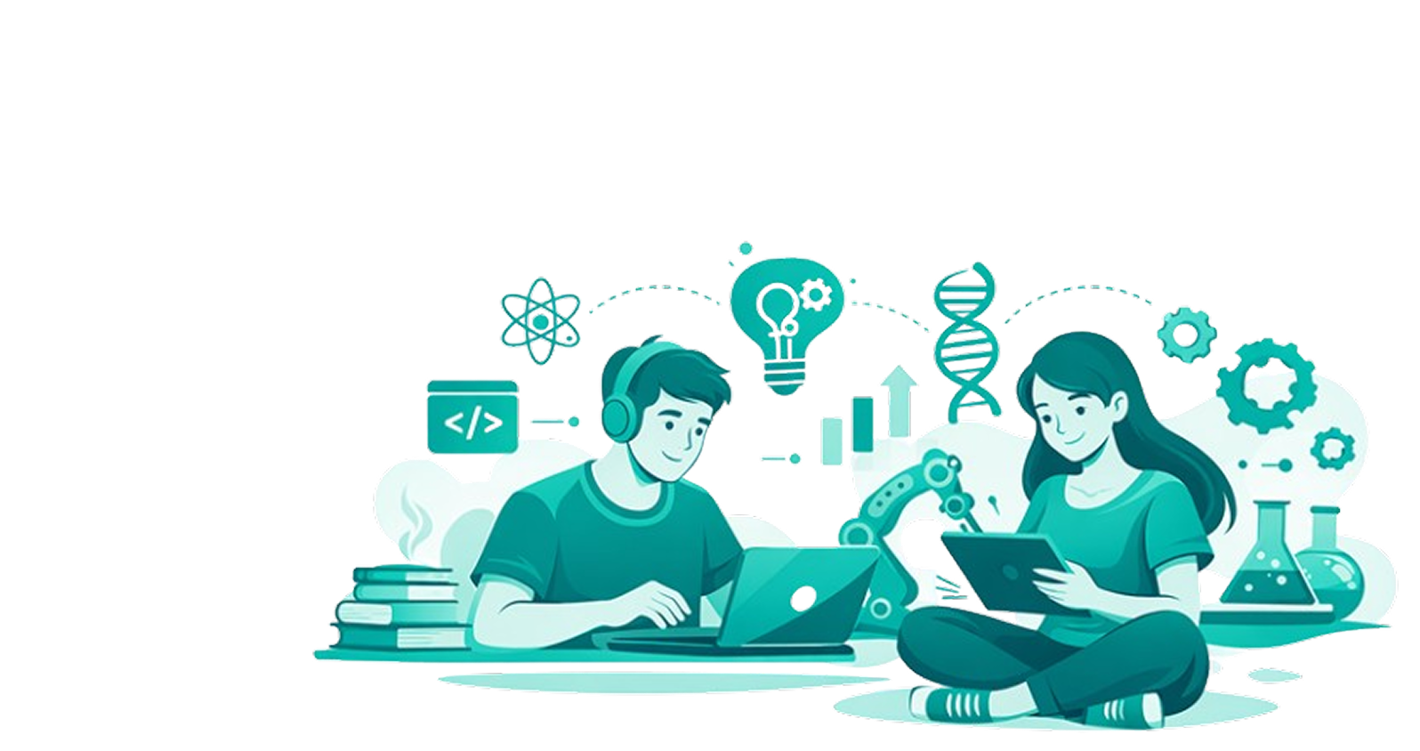 Students learning
